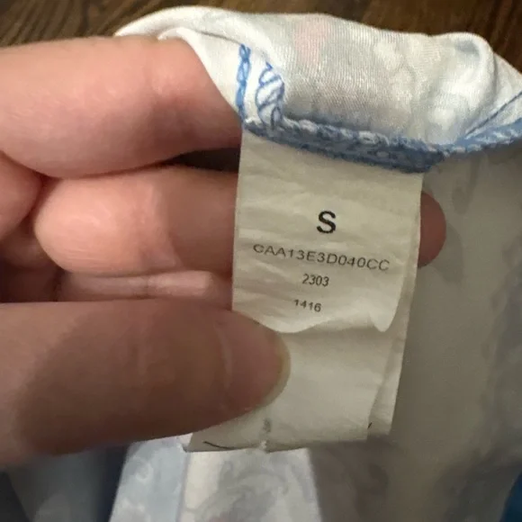 Blue Floral V-Neck Romper - Picture 5 of 5